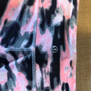 Lululemon pink cameo wunder under capri pants - 4